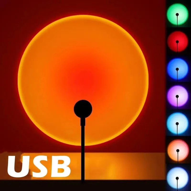 Photography Coffee - USB Sunset Projection Lamp Rainbow Atmosphere