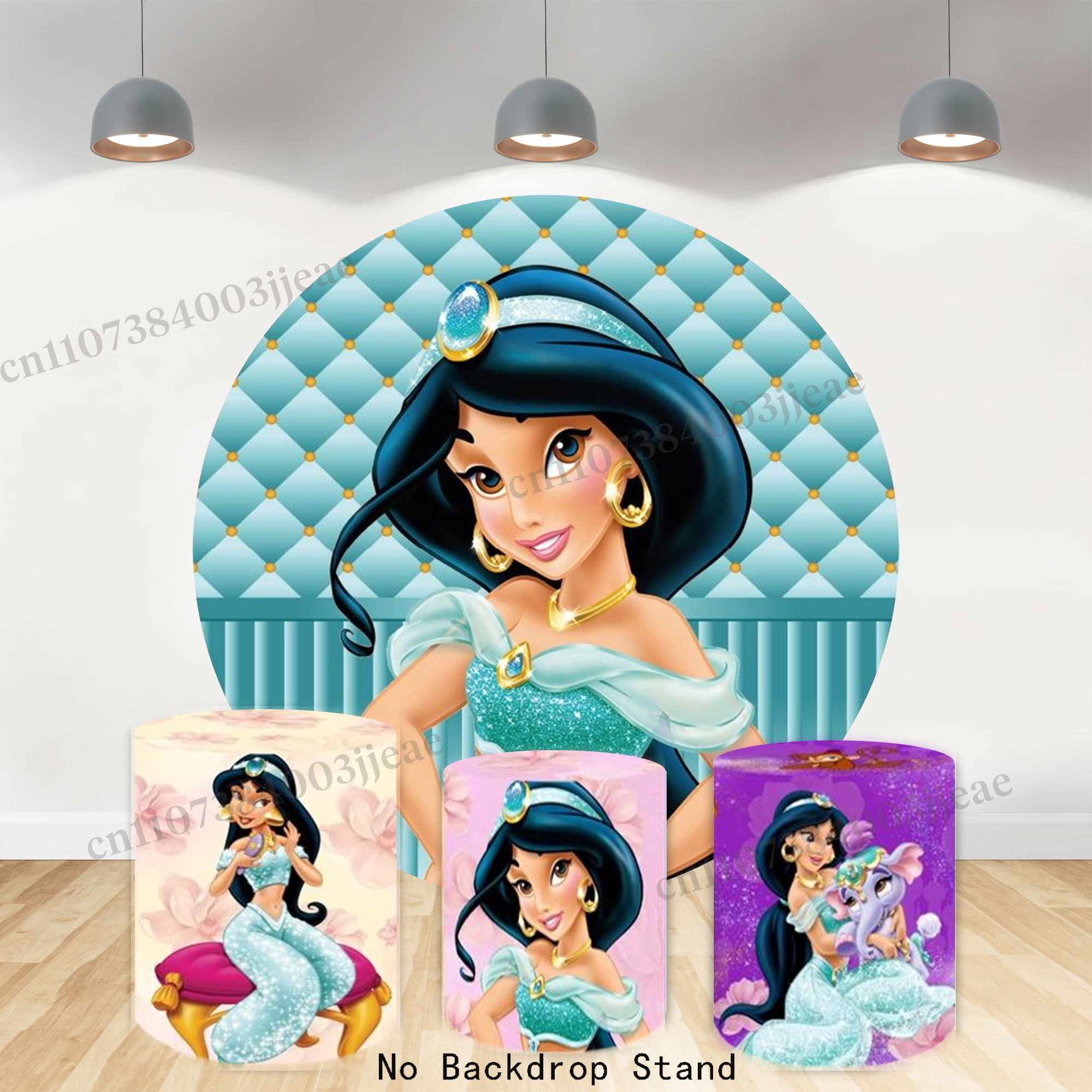 Photography Class - Round Aladdin Jasmine Backdrop Girls Children