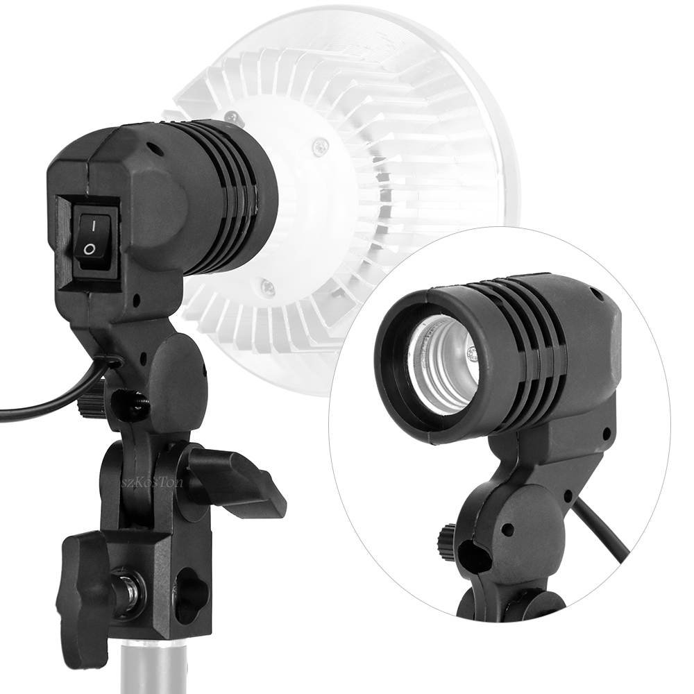 Photography Umbrella Light - Single Head Bulb Holder E27 Socket