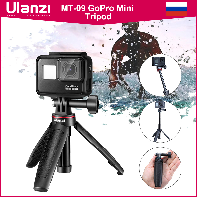Gopro Action Camera Hero 11 Black - Ulanzi MT-09 Kéo Dài Gopro Vlog