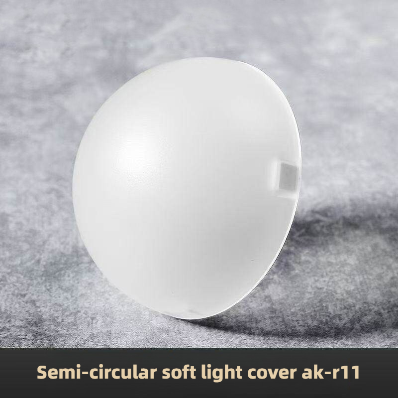 Pop Up Flash Diffuser - Universal Half Round Soft Light Dome