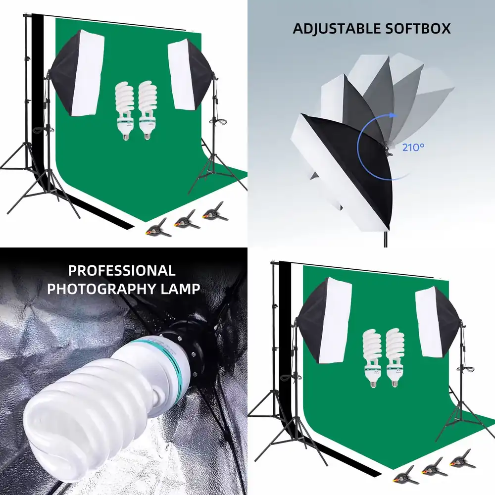 Photography Umbrella Light - 1 Photo Studio Equipment 2.6*3m Background