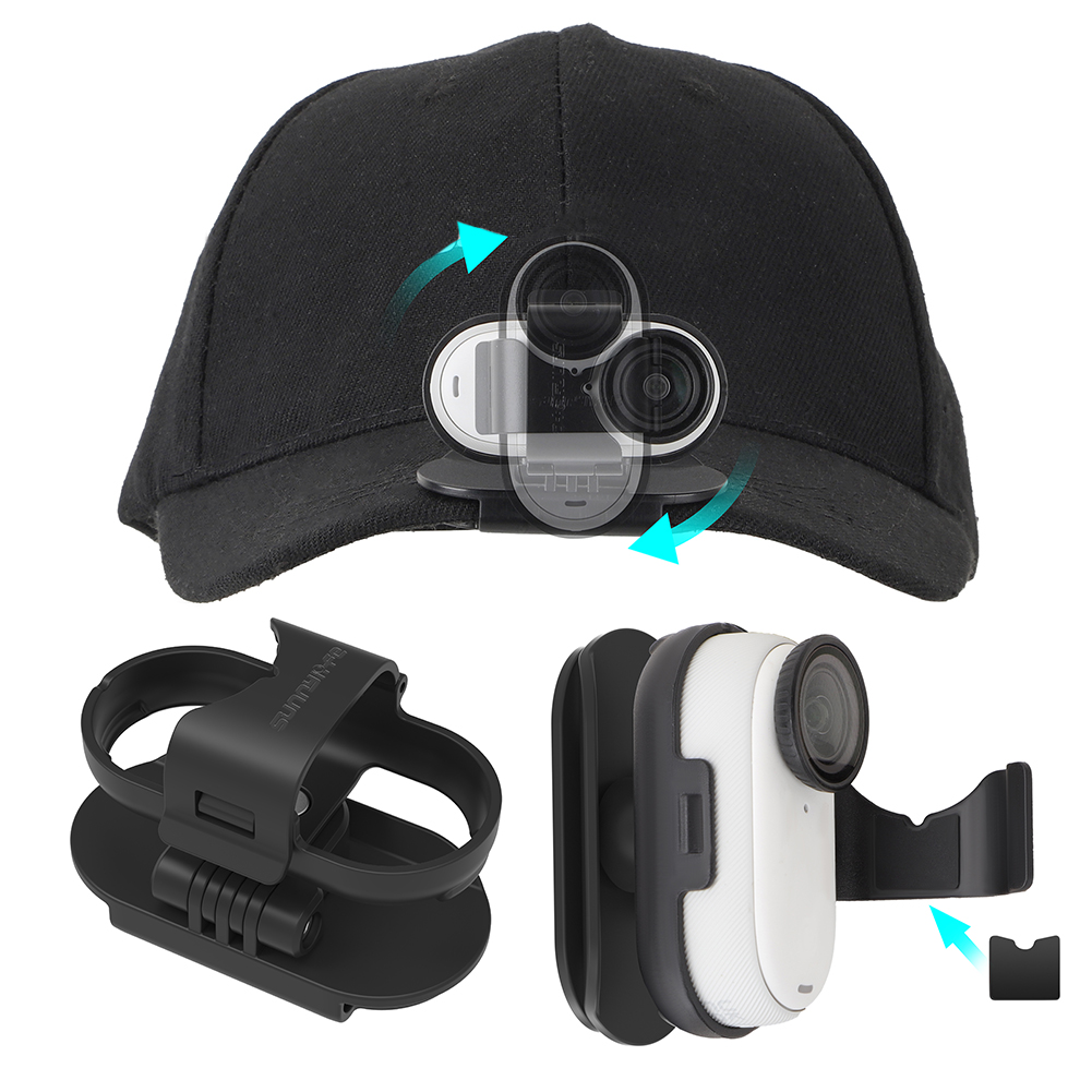 Insta360 Camera Go 3 - Brim Clip 360 Degree Sports Camera