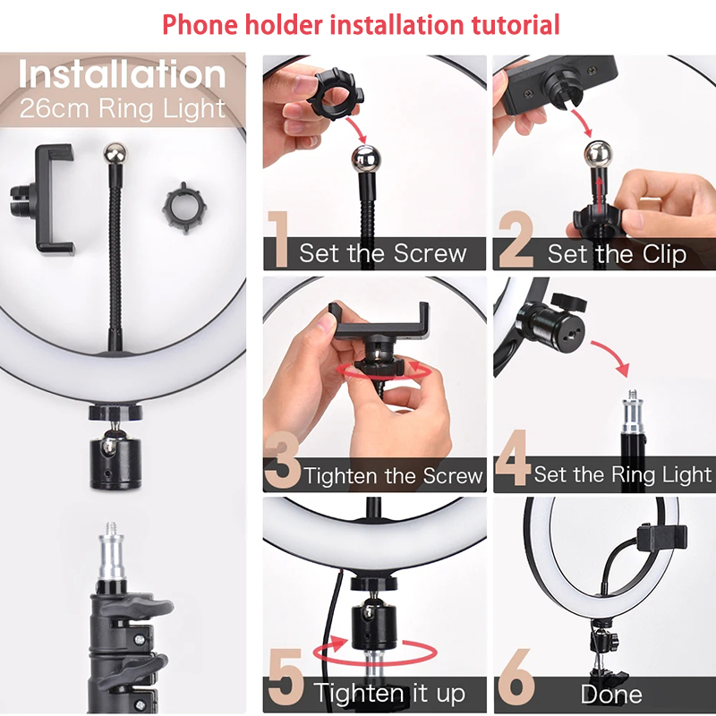 16/26/33cm Selfie Ring Light P - đánh giá và giá Photography Darkroom
