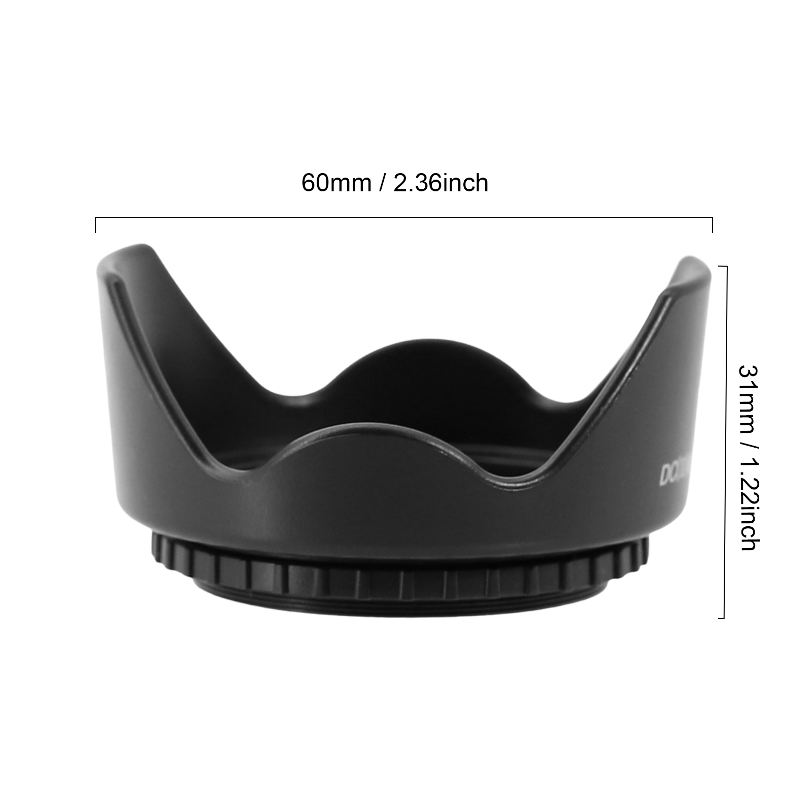 LinGo Professional Camera Lens - đánh giá và giá Lens Hood Petal