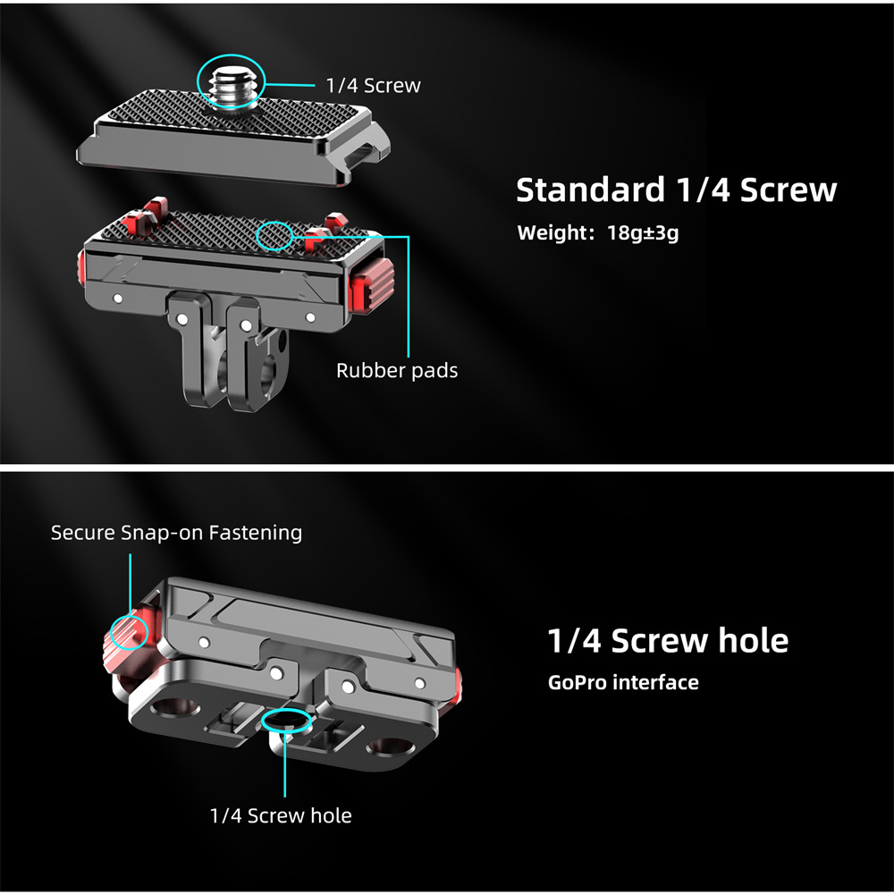 New Magnetic Quick Release Ada - đánh giá và giá Camera Cage Baseplate