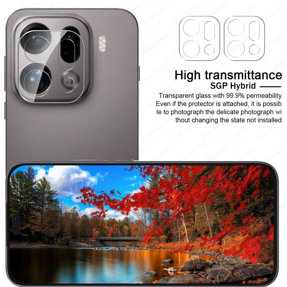 2Pcs 3D Clear Camera Glass Pro - đánh giá và giá Photography Kit Oppo Find X9 Pro