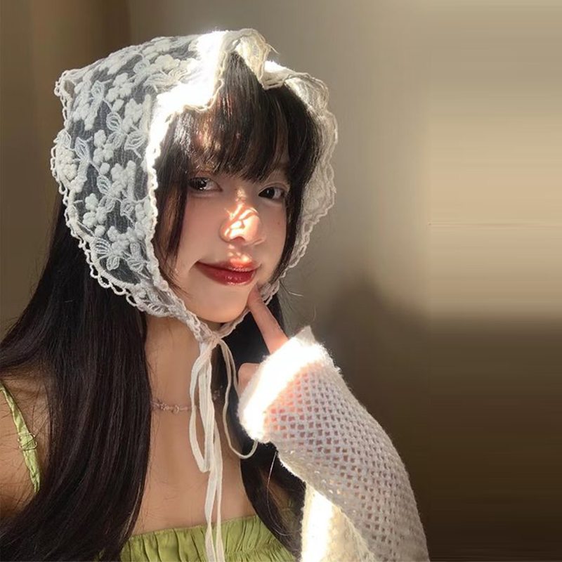 White Woven Floral Lace Hair S - đánh giá và giá Photography Triangle