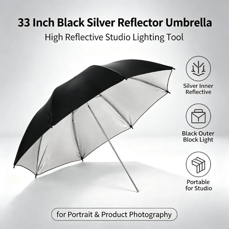 2026 Black Durable 33-inch Ref - đánh giá và giá Photography Umbrella Light