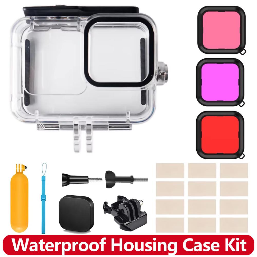 Waterproof Housing Case for Go - đánh giá và giá Gopro Action Camera Hero 11 Black