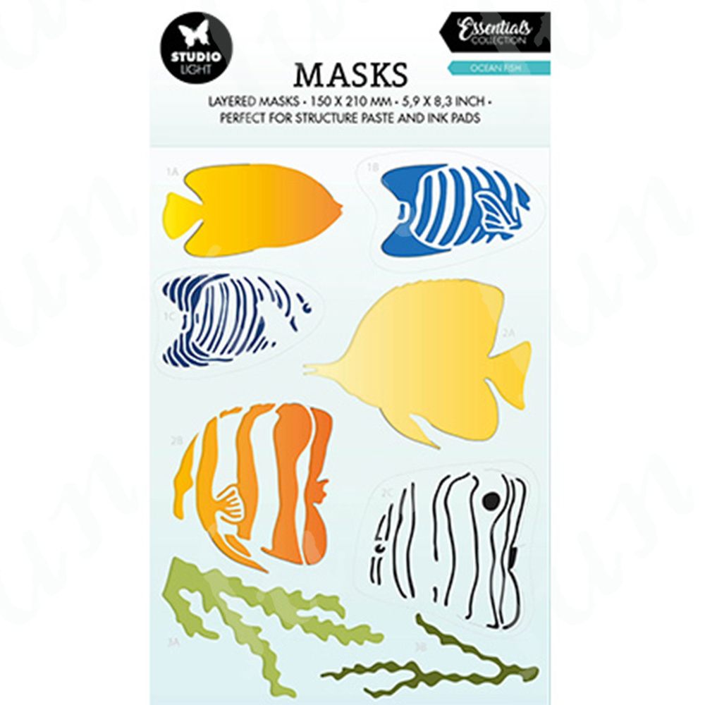 2023 New Ocean Fish Stencils M - đánh giá và giá Photography Triangle