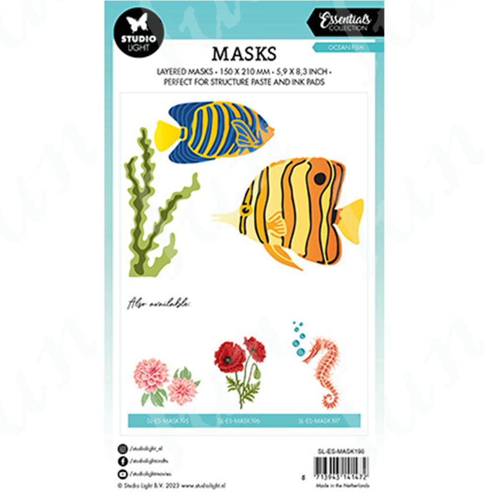 2023 New Ocean Fish Stencils M - đánh giá và giá Photography Triangle