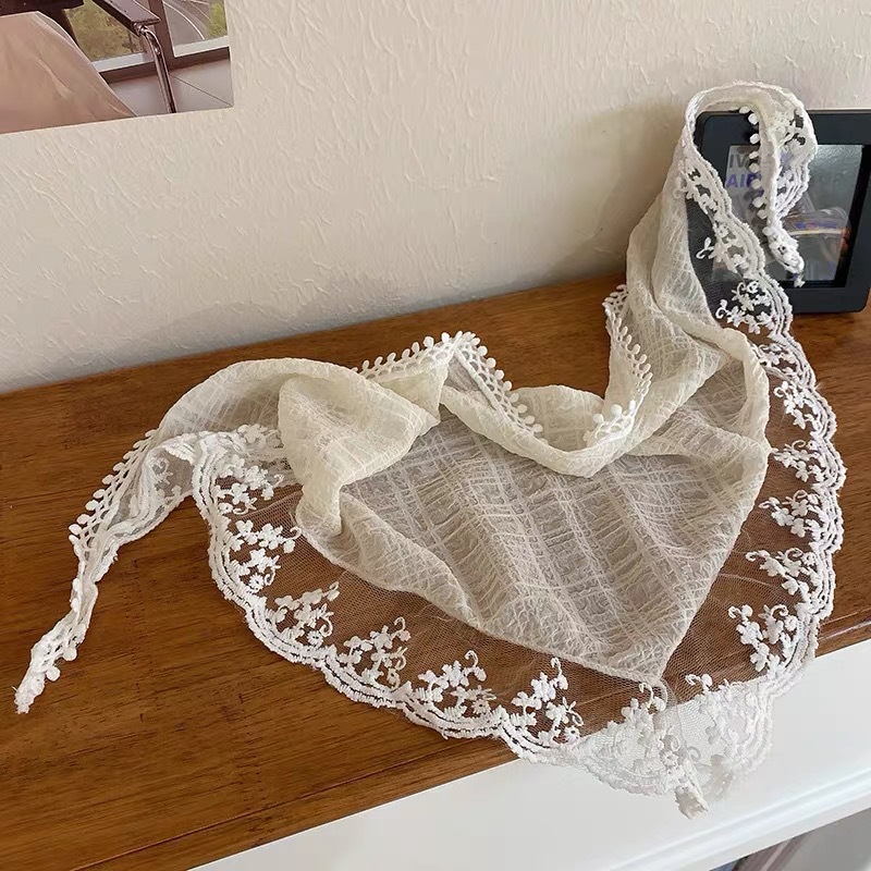 Fashion Lace Triangle Headscar - đánh giá và giá Photography Triangle