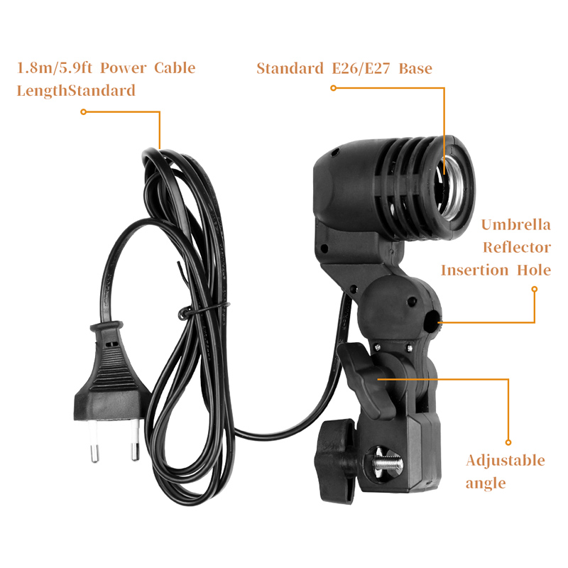 Dây Cáp Dài 1.8M Dây Đèn Đứng  - đánh giá và giá Photography Umbrella Light