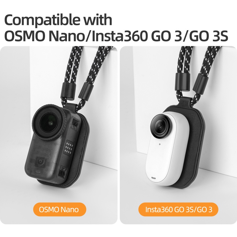 Magnetic Camera Mount Neck Lan - đánh giá và giá Insta360 Camera Go 3