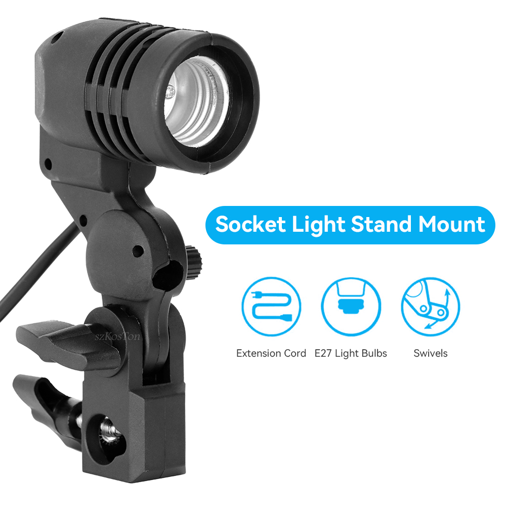 2PCS/1PC E27 Single Head Bulb  - đánh giá và giá Photography Umbrella Light
