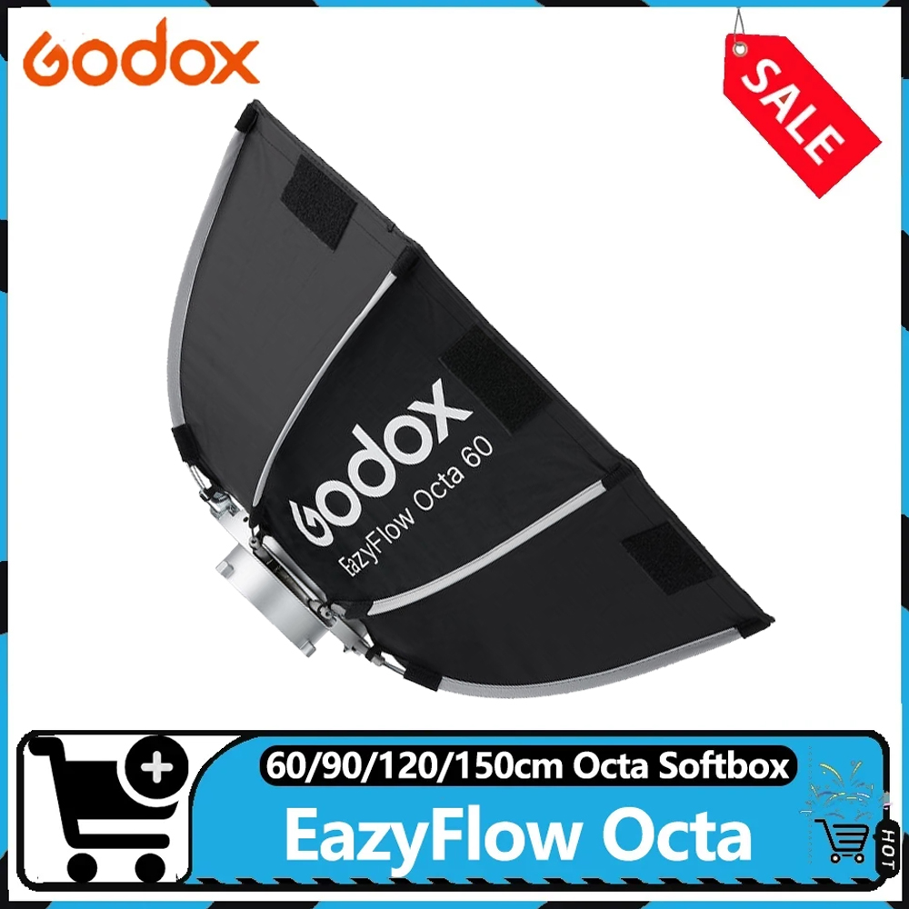 Godox EazyFlow Series Octa 60/ - đánh giá và giá Pop Up Flash Diffuser