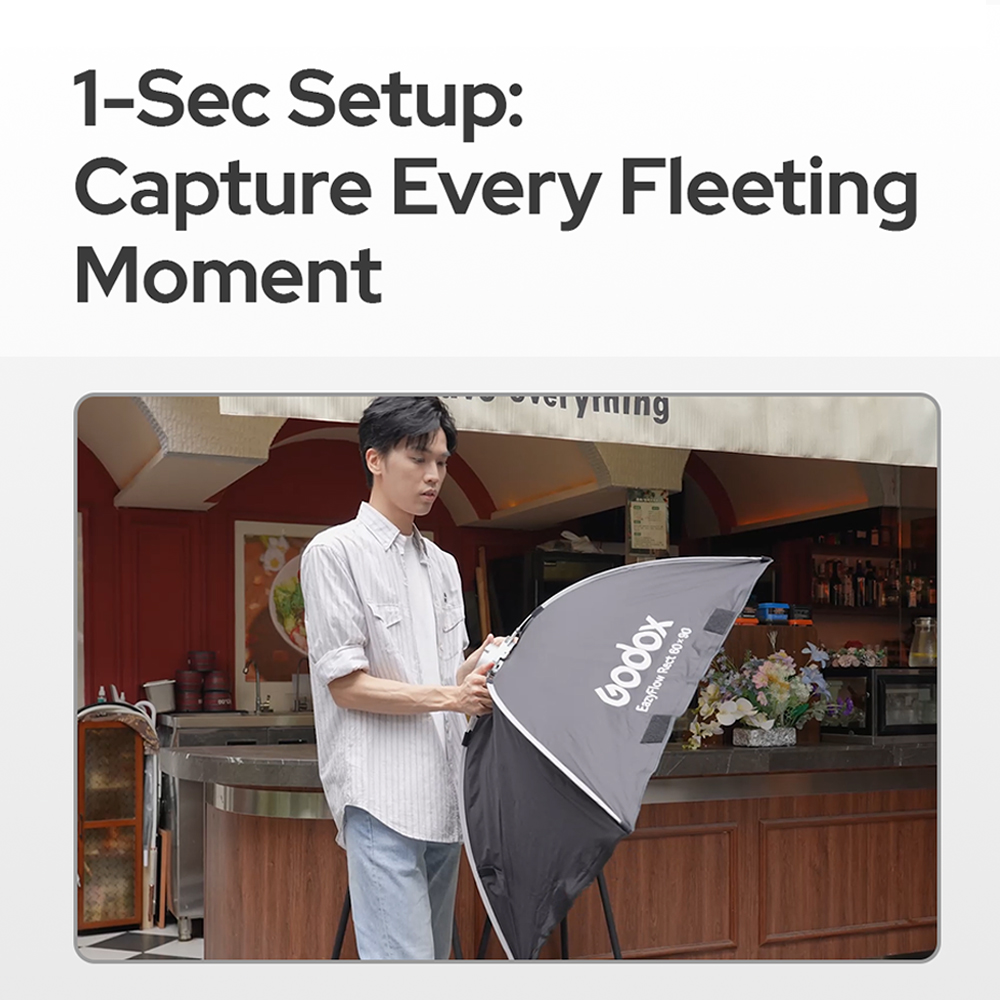 Godox EazyFlow Series Octa 60/ - đánh giá và giá Pop Up Flash Diffuser