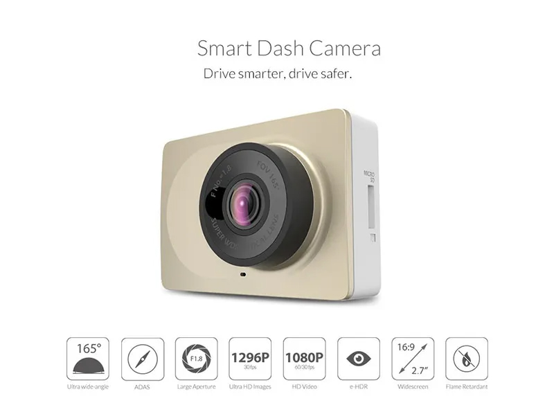 xiao YI Smart Dash Cam For Car - đánh giá và giá Xiaomi Photography Kit