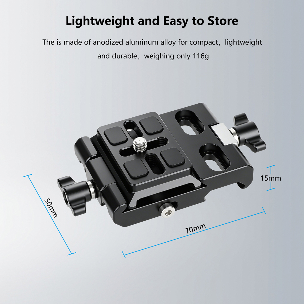 CAMVATE DSLR Camera Arca-Type  - đánh giá và giá Camera Cage Baseplate