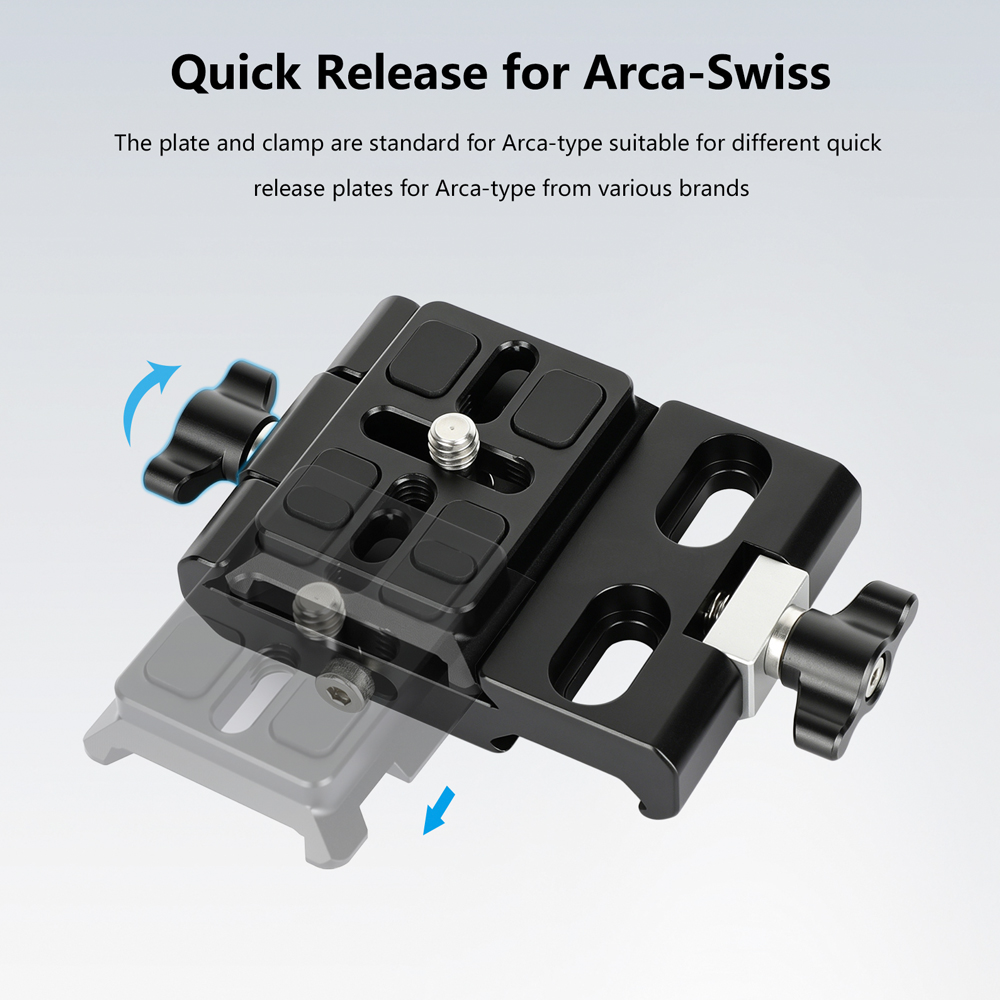 CAMVATE DSLR Camera Arca-Type  - đánh giá và giá Camera Cage Baseplate