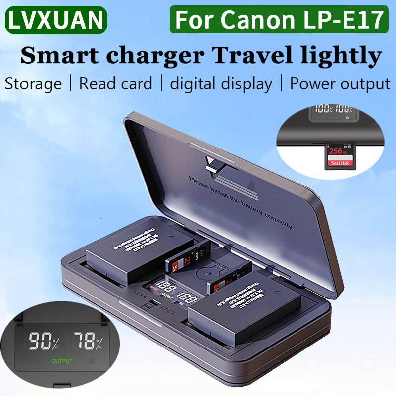 LVXUAN LP-E17 Battery Charger, - đánh giá và giá Canon Camera Eos R8