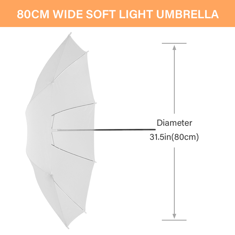 76 * 80cm X4 Transparent White - đánh giá và giá Photography Umbrella Light