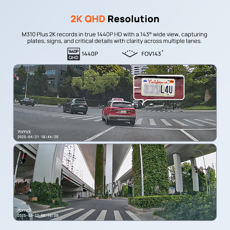 70mai M310 Plus 2K 1440P Dash  - đánh giá và giá Xiaomi Photography Kit