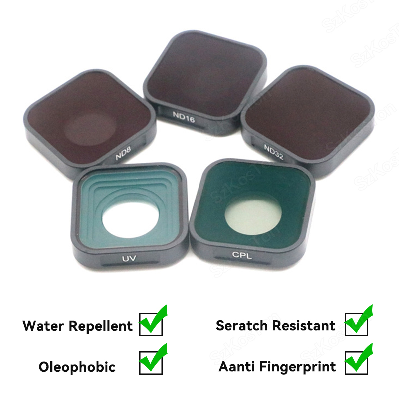CPL UV ND8 ND16 ND32 ND Filter - đánh giá và giá Gopro Action Camera Hero 11 Black