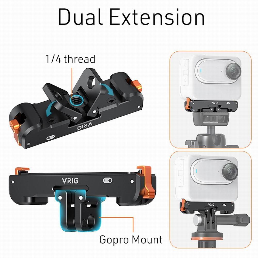 VRIG Aluminum Magnetic Chargin - đánh giá và giá Insta360 Camera Go 3