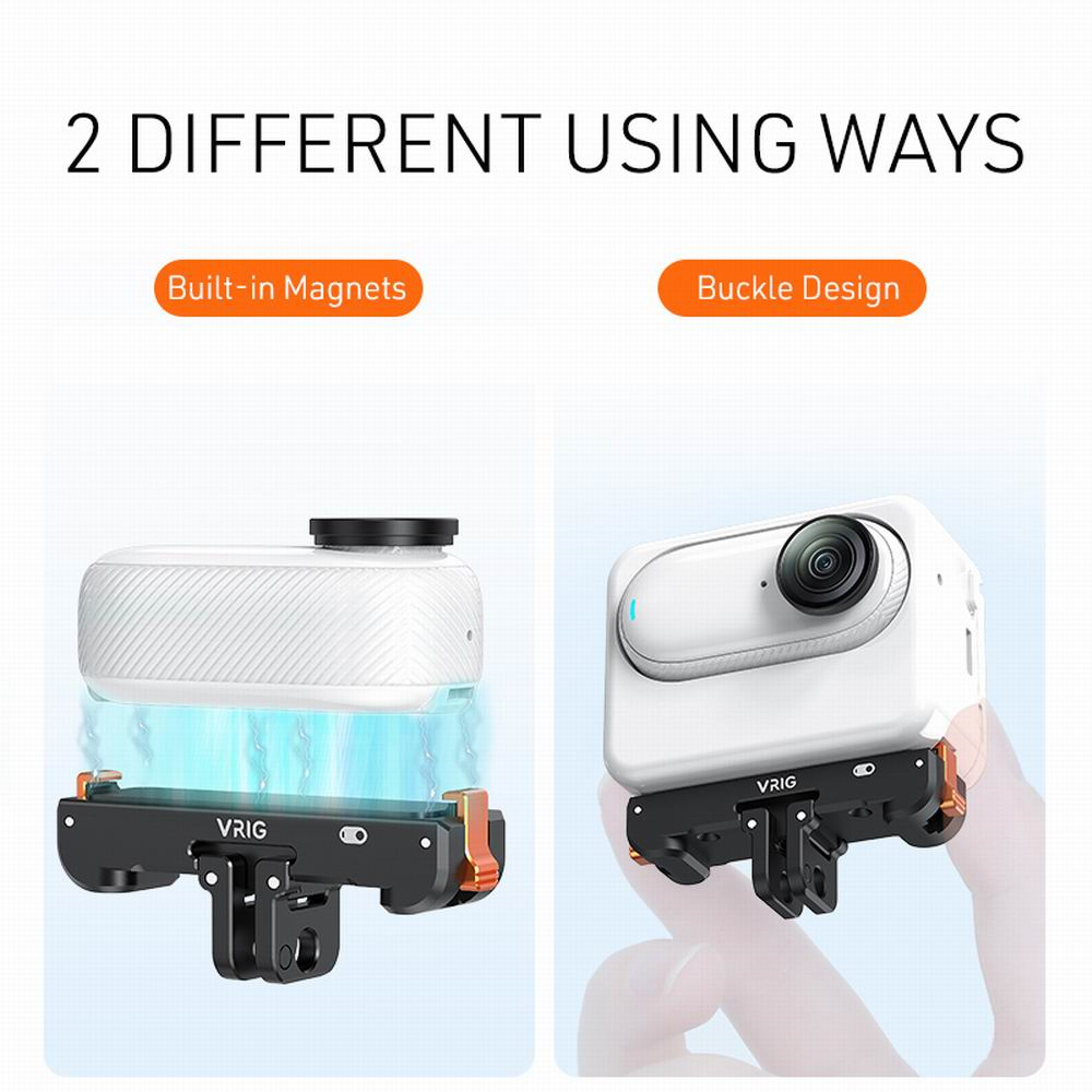 VRIG Aluminum Magnetic Chargin - đánh giá và giá Insta360 Camera Go 3