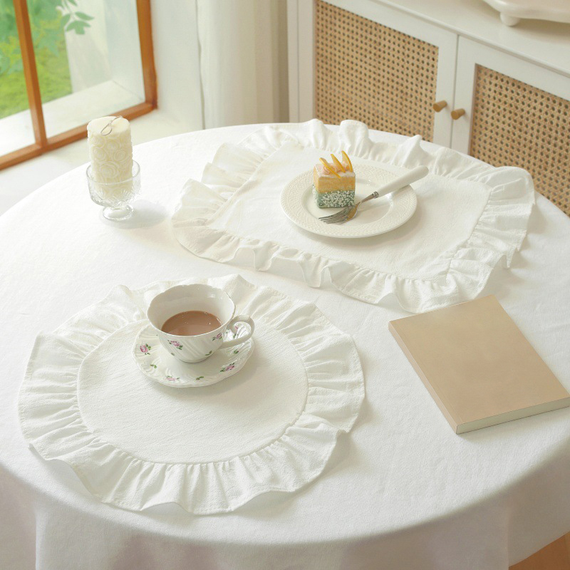 Minimalist Stripe Ruffle Place - đánh giá và giá Photography Coffee