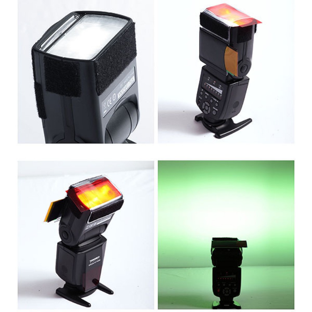 12 Colors Camera Flash Gels Li - đánh giá và giá Photography Darkroom
