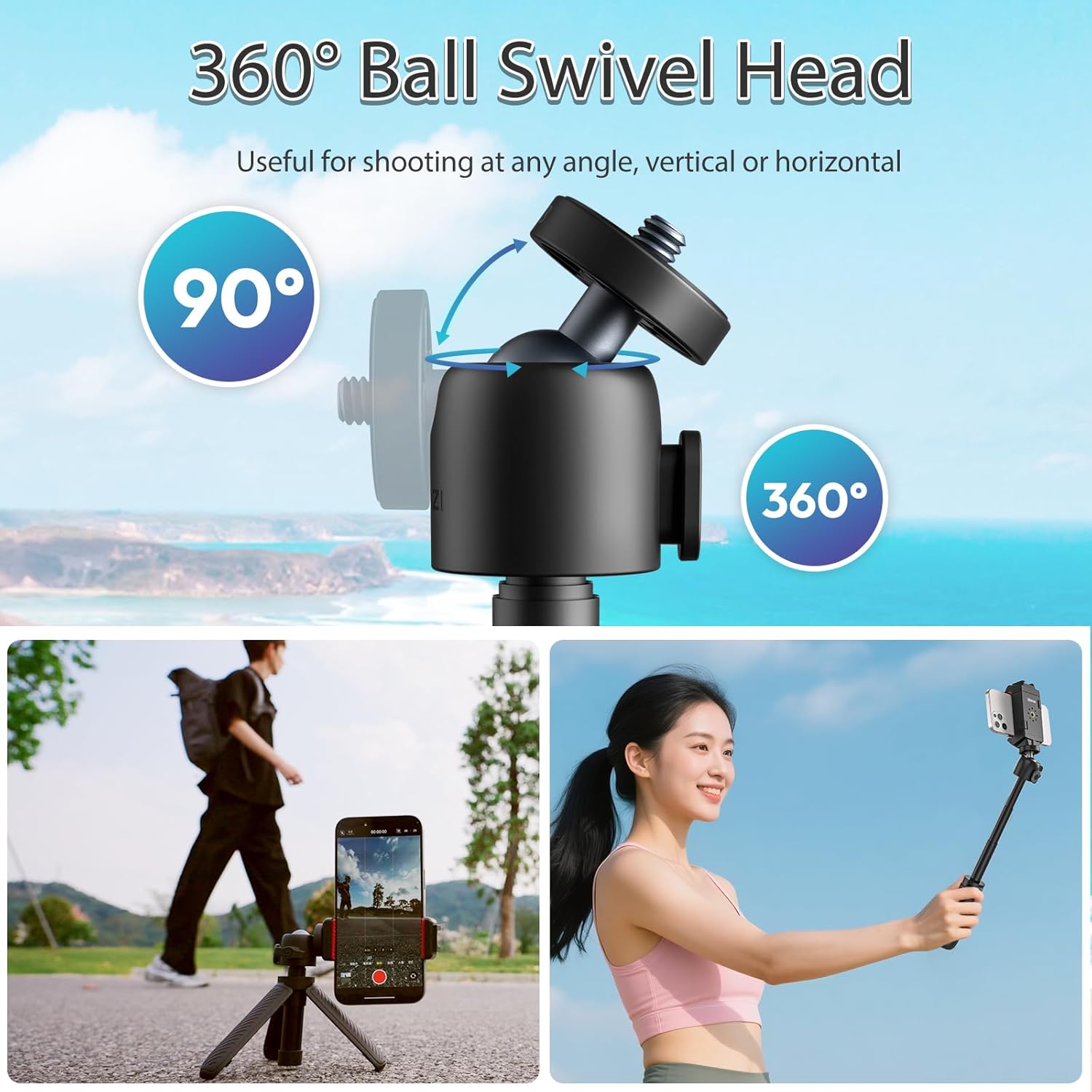 Ulanzi MT88 Tripod Selfie Stic - đánh giá và giá Xiaomi Photography Kit