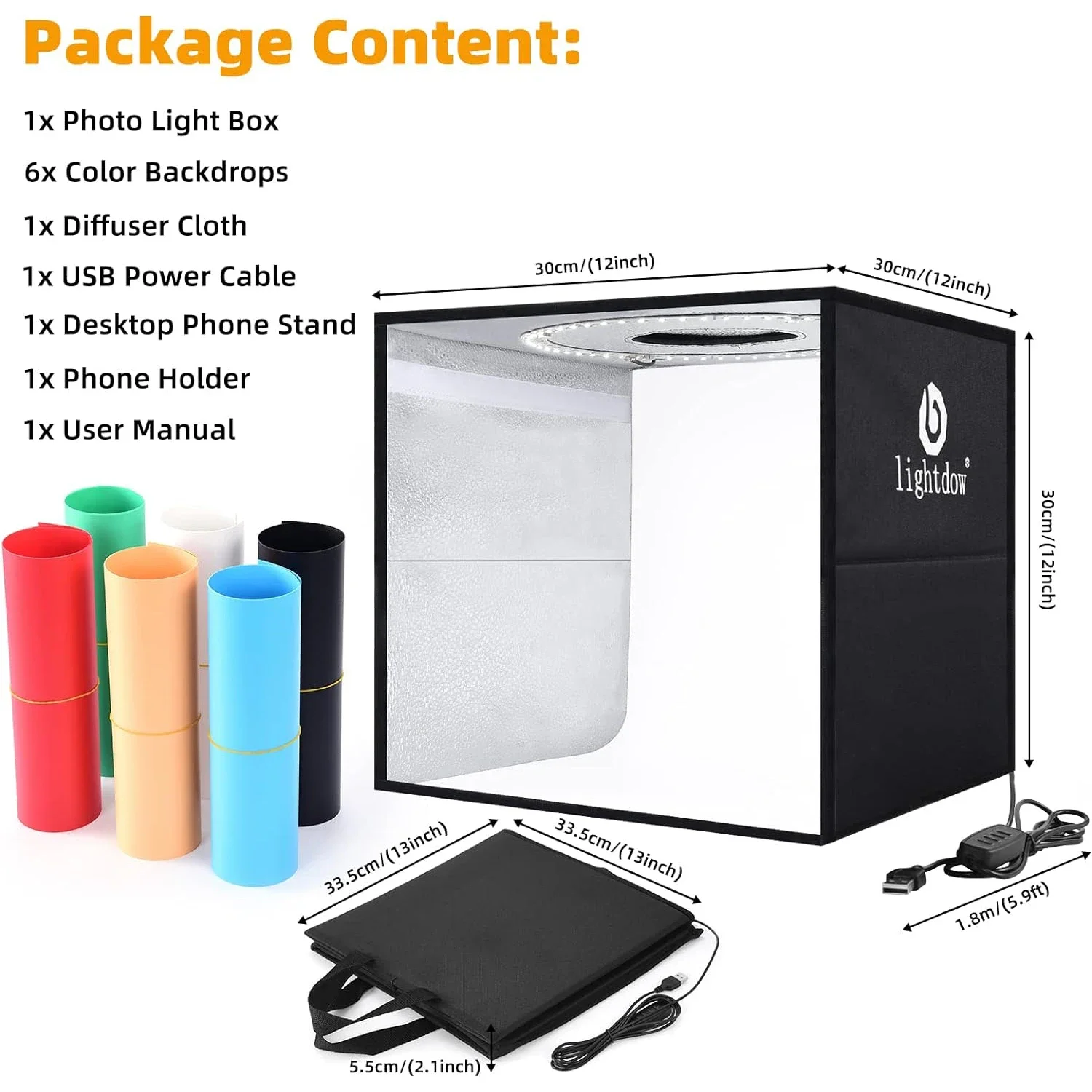 Lightdow Dimmable Photo Box LE - đánh giá và giá Photography Darkroom