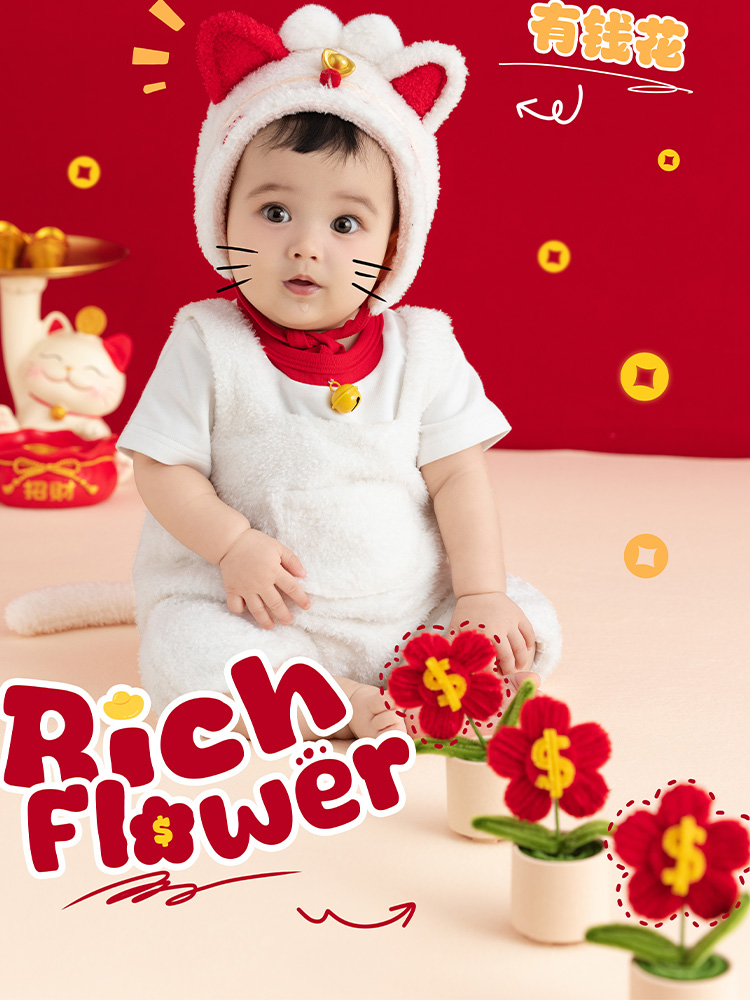 Cute Cartoon Fortune Cat Baby  - đánh giá và giá Photography Day