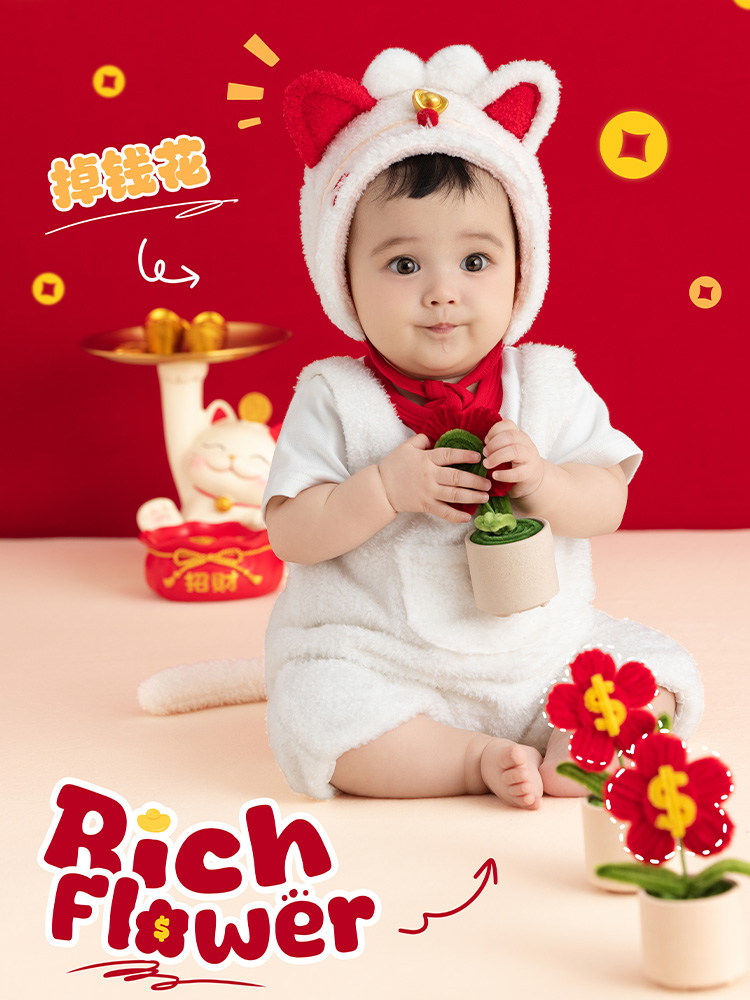 Cute Cartoon Fortune Cat Baby  - đánh giá và giá Photography Day