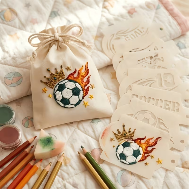 6Pc Football Stencils for Pain - đánh giá và giá Photography Model